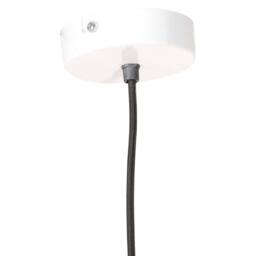 Berkfield Home Hanging Lamp 25 W White Round 28.5 cm E27 - thumbnail 5