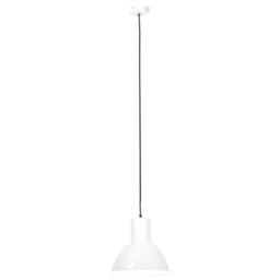 Berkfield Home Hanging Lamp 25 W White Round 28.5 cm E27 - thumbnail 4