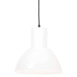 Berkfield Home Hanging Lamp 25 W White Round 28.5 cm E27 - thumbnail 2