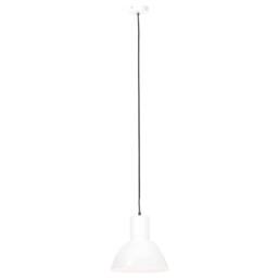 Berkfield Home Hanging Lamp 25 W White Round 28.5 cm E27 - thumbnail 3