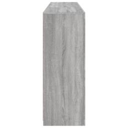 Berkfield Home Sideboard with LED Lights Grey Sonoma 162x37x100 cm - Size: 162 x 37 x 100 cm - thumbnail 7