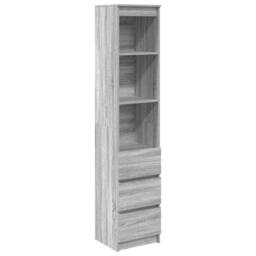 Berkfield Home Highboard Grey Sonoma 37.5x35x180 cm Engineered Wood - thumbnail 2