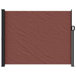 Berkfield Home Retractable Side Awning Brown 160x500 cm
