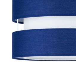 First Choice Lighting Set of 2 Benni - Navy Blue 26cm Pendant Shades - thumbnail 4