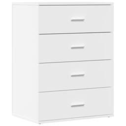 Berkfield Home Sideboards 2 pcs White 60x39x80 cm Engineered Wood - Size: 60 x 39 x 80 cm - thumbnail 4