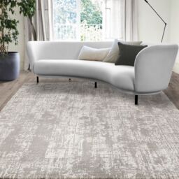The Rug Shop UK Grey Modern Abstract Luxurious Easy to Clean Latex Back Area Rug - Size: 240 cm x 340 cm - thumbnail 2