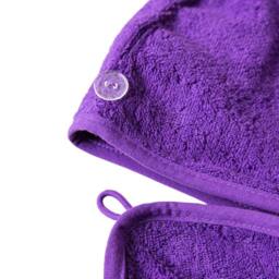 Duncan Stewart Personalised Hair Towel in Pink - thumbnail 2