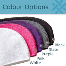Duncan Stewart Personalised Hair Towel in Pink - thumbnail 3
