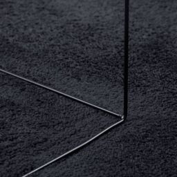Berkfield Home Rug OVIEDO Short Pile Black √ò 160 cm - Size: Medium - thumbnail 8