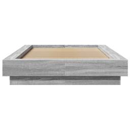 Berkfield Home Bed Frame without Mattress Grey Sonoma 90x200 cm - thumbnail 4