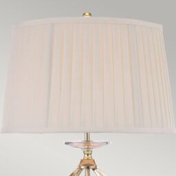 Netlighting Aegean 1 Light Table Lamp Polished Brass E27 in Yellow - thumbnail 2