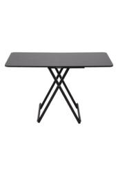 Living and Home Foldable Dining Table in Black - thumbnail 4