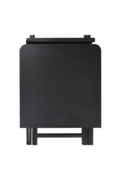 Living and Home Foldable Dining Table in Black - thumbnail 6