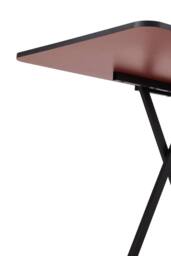Living and Home Foldable Dining Table in Black - thumbnail 7