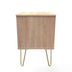Ready Assembled 2 U Bexley 2 Drawer Side Table (Ready Assembled) in Light Oak - thumbnail 2