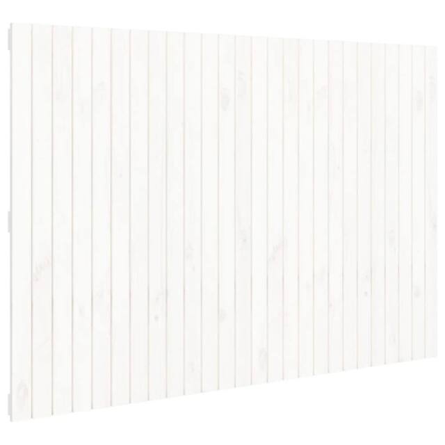 Berkfield Home Wall Headboard White 166x3x110 cm Solid Wood Pine - Size: 166 x 3 x 110 cm - image 1
