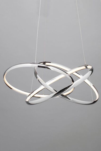 BHS Lighting Sola Pendant Ceiling Light in Metallic Silver - image 1