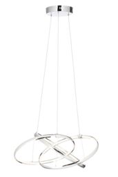BHS Lighting Sola Pendant Ceiling Light in Metallic Silver - thumbnail 4
