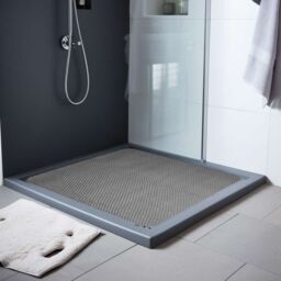 Nicoman Reversible Dual-Colour PVC Anti Slip Shower Mat Bath Mat - Square 60x60cm in Grey - Size: 60x60 cm - thumbnail 6