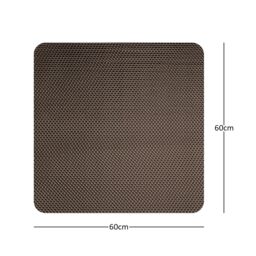 Nicoman Reversible Dual-Colour PVC Anti Slip Shower Mat Bath Mat - Square 60x60cm in Grey - Size: 60x60 cm - thumbnail 4