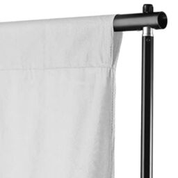 Berkfield Home Backdrop Cotton without Stand White 500x300 cm - thumbnail 3