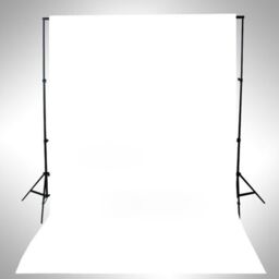 Berkfield Home Backdrop Cotton without Stand White 500x300 cm - thumbnail 4