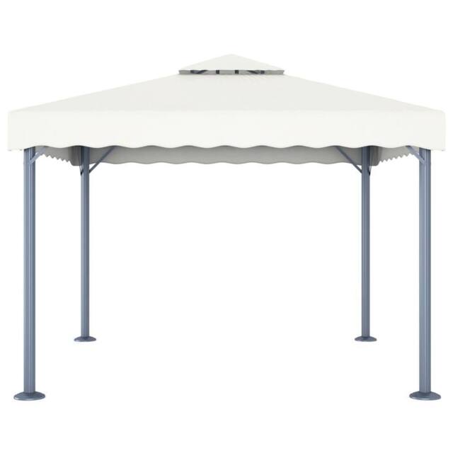 Berkfield Home Gazebo 300x300 cm Cream Aluminium - image 1