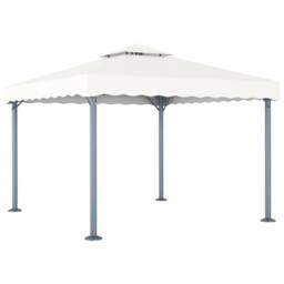 Berkfield Home Gazebo 300x300 cm Cream Aluminium - thumbnail 2