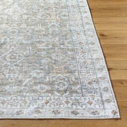 Livabliss Becki Owens Darling -Washable Brown Green Traditional Vintage Boho Living Dining Rug in Khaki - Size: 200 cm x 275 cm - thumbnail 5