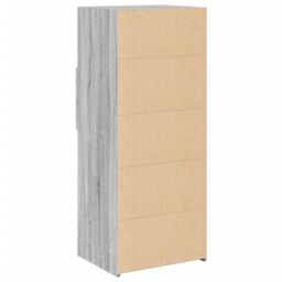 Berkfield Home Highboard Grey Sonoma 50x42.5x124 cm Engineered Wood - thumbnail 6