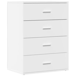 Berkfield Home Sideboards 2 pcs White 60x39x80 cm Engineered Wood - Size: 60 x 39 x 80 cm - thumbnail 4