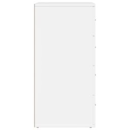 Berkfield Home Sideboards 2 pcs White 60x39x80 cm Engineered Wood - Size: 60 x 39 x 80 cm - thumbnail 6