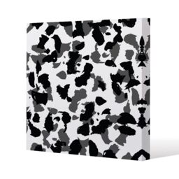 Benjamin Tate Design Animal Print Slim Style Canvas Print 30x30cm in Natural - Size: 30x30 cm - thumbnail 1