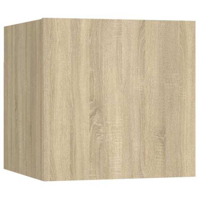 Berkfield Home Bedside Cabinet Sonoma Oak 30.5x30x30 cm Engineered Wood in Light Oak - image 1