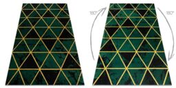 RugsX Emerald Rug in Green - Size: 140 cm x 190 cm - thumbnail 3