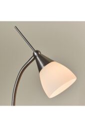 Netlighting Range Table Lamp Satin Chrome White Glass G9 in Grey - thumbnail 5
