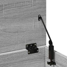 Berkfield Home Storage Box Grey Sonoma 102x35x35 cm Engineered Wood - Size: 102 x 35 x 35 cm - thumbnail 9