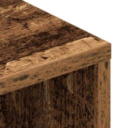 Berkfield Home TV Cabinet Old Wood 100x40x40 cm Engineered Wood in Brown - Size: 100 x 40 x 40 cm - thumbnail 8