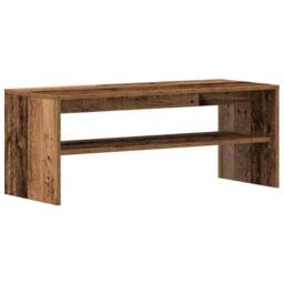 Berkfield Home TV Cabinet Old Wood 100x40x40 cm Engineered Wood in Brown - Size: 100 x 40 x 40 cm - thumbnail 3