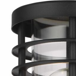 First Choice Lighting Set of 2 Bloom - Black IP44 Outdoor Motion Sensor Wall Lights - thumbnail 4