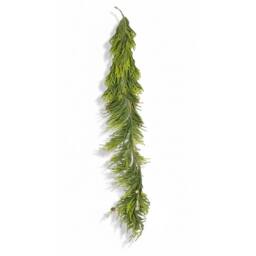 Shatchi Christmas Garland With Mini Pine Cones 180cm Garlands For Door Decor in Green - Size: 180 cm - thumbnail 2