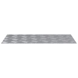 Berkfield Home Aluminium Checker Plates 4 pcs Anti-Slip 60x30 cm in Silver - Size: Medium - thumbnail 3