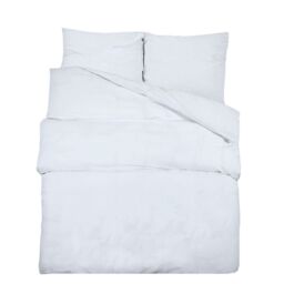Berkfield Home Duvet Cover Set White 135x200 cm Light-weight Microfiber - thumbnail 2