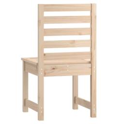 Berkfield Home Garden Chairs 2 pcs 40.5x48x91.5 cm Solid Wood Pine in Natural - thumbnail 6