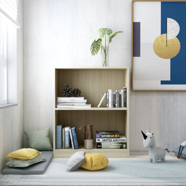 Berkfield Home Bookshelf Sonoma Oak 60x24x74.5 cm Engineered Wood in Brown - image 1
