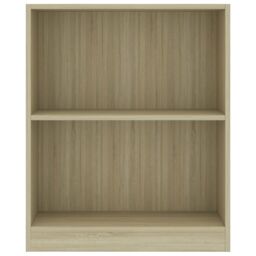 Berkfield Home Bookshelf Sonoma Oak 60x24x74.5 cm Engineered Wood in Brown - thumbnail 4