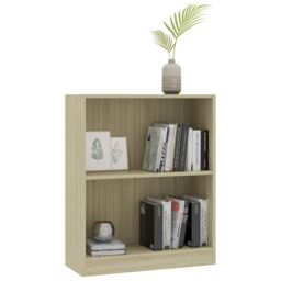 Berkfield Home Bookshelf Sonoma Oak 60x24x74.5 cm Engineered Wood in Brown - thumbnail 3