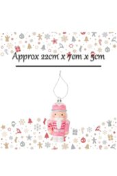 VFM e-Store Christmas Tree Decoration Soldier Ornament X in Pink - thumbnail 2