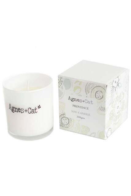 KDMD Agnes & Cat Provence Soy Votive Candle with Floral Notes in White - image 1