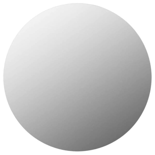 Berkfield Home Wall Mirror 70 cm Round Glass in Silver - image 1